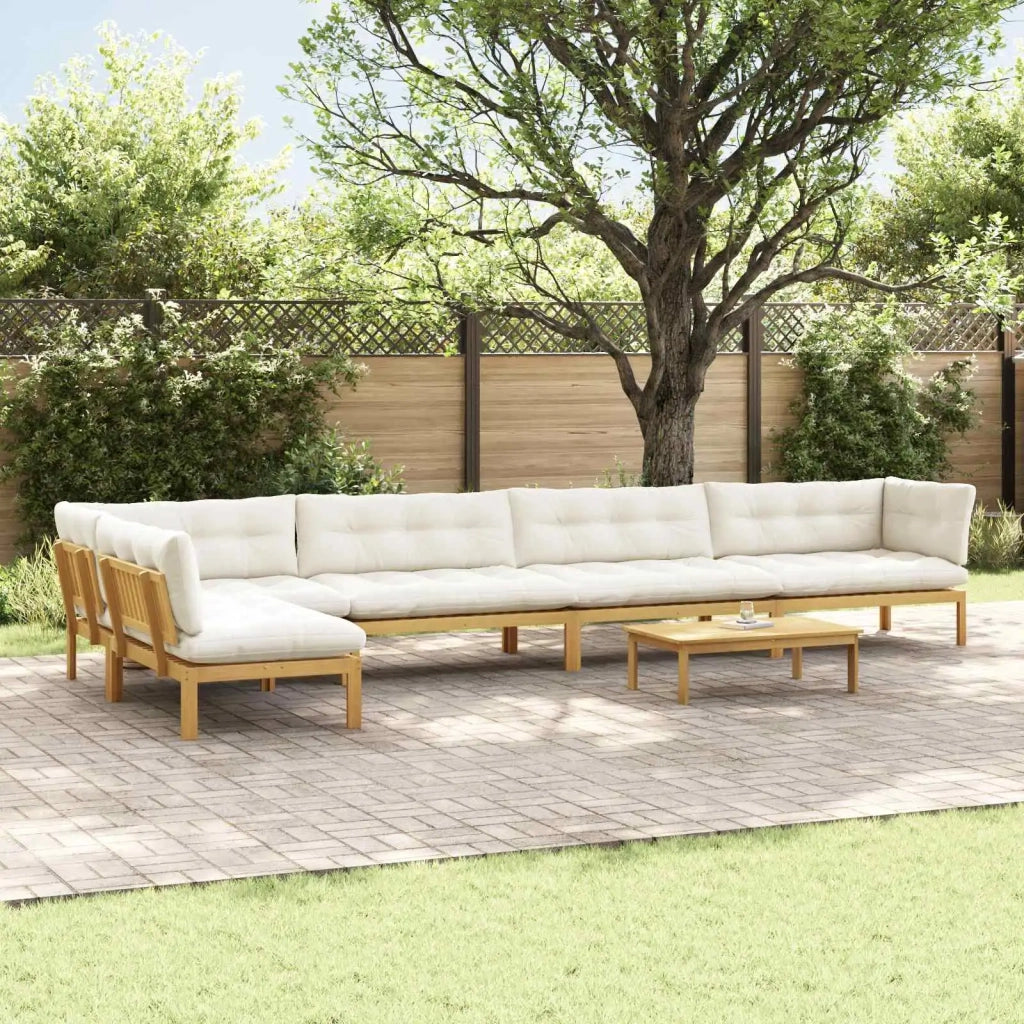 6 Pezzo Unità di divano pallet da giardino 3418264