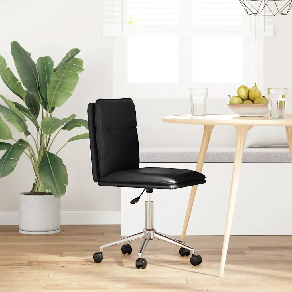 Sedia da Pranzo Nera in Similpelle 4101324