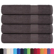 Asciugamani FROGN 4 pz | Teli per bagno Antracite 100x200 cm 360 g/m2
