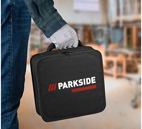 Set Avvitatore a Batteria 12V PARKSIDE PERFORMANCE PBSPA 12 E4 Brushless con Caricatore Batteria Litio 2A Punte Inserti e Accessori