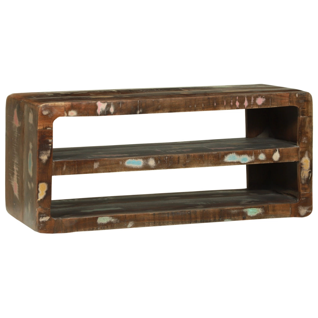 Mobile TV 80x32x36 cm in legno massello riciclato