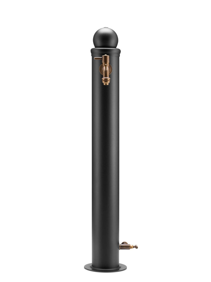 Fontana da Giardino con Manico e Doppio Rubinetto Belfer 42/ARRP Antracite