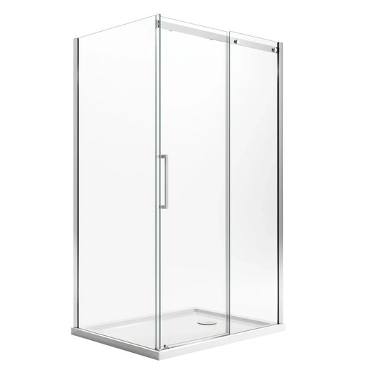 Box Doccia 80x120CM H200 Vetro Trasparente 8mm Versione Destra con EasyClean mod. Prime Duo 1 Anta