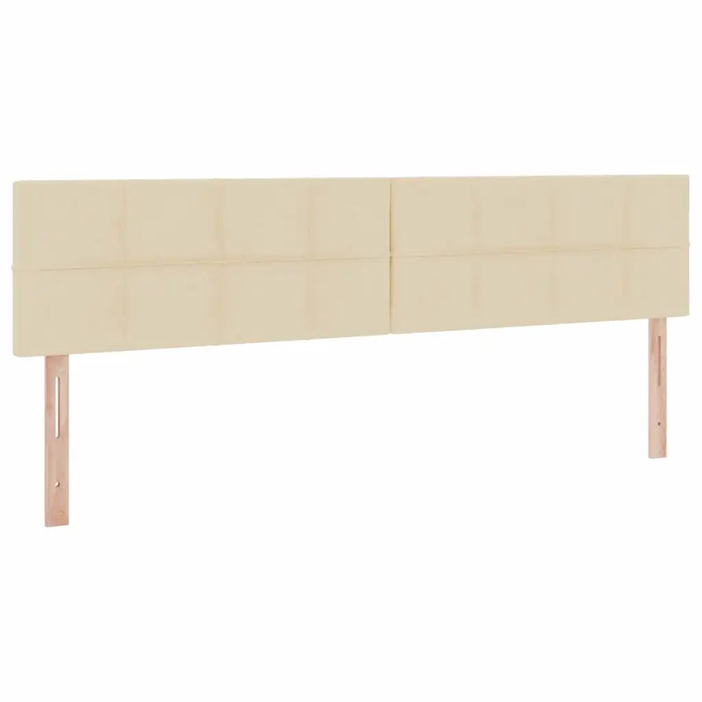 Letto con contenitore e materasso Crema 200 x 200 cm