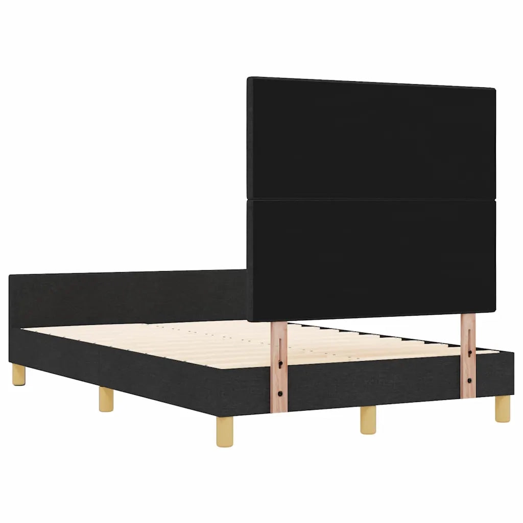 Struttura del letto con testiera Nero 120 x 200 cm Tessuto 3344720