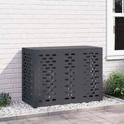 vidaXL Copertura per condizionatore d'aria Antracite 110 x 50 x 80 cm