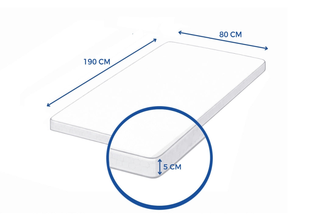 Rinnova Materasso Topper Coprimaterasso Correttivo Antibatterico Memory Silver - Singolo - Silver
