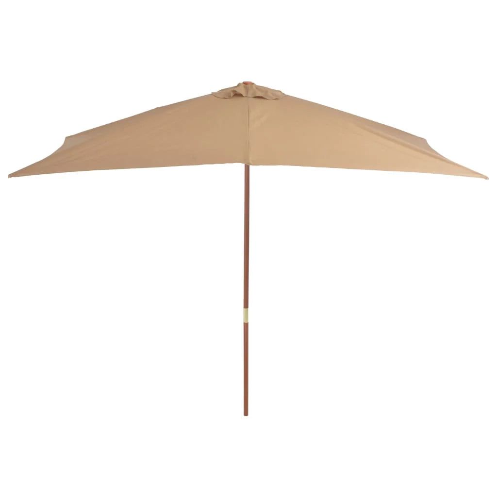 Ombrellone da esterno con palo in legno 200 x 300 cm tortora 02_0008245