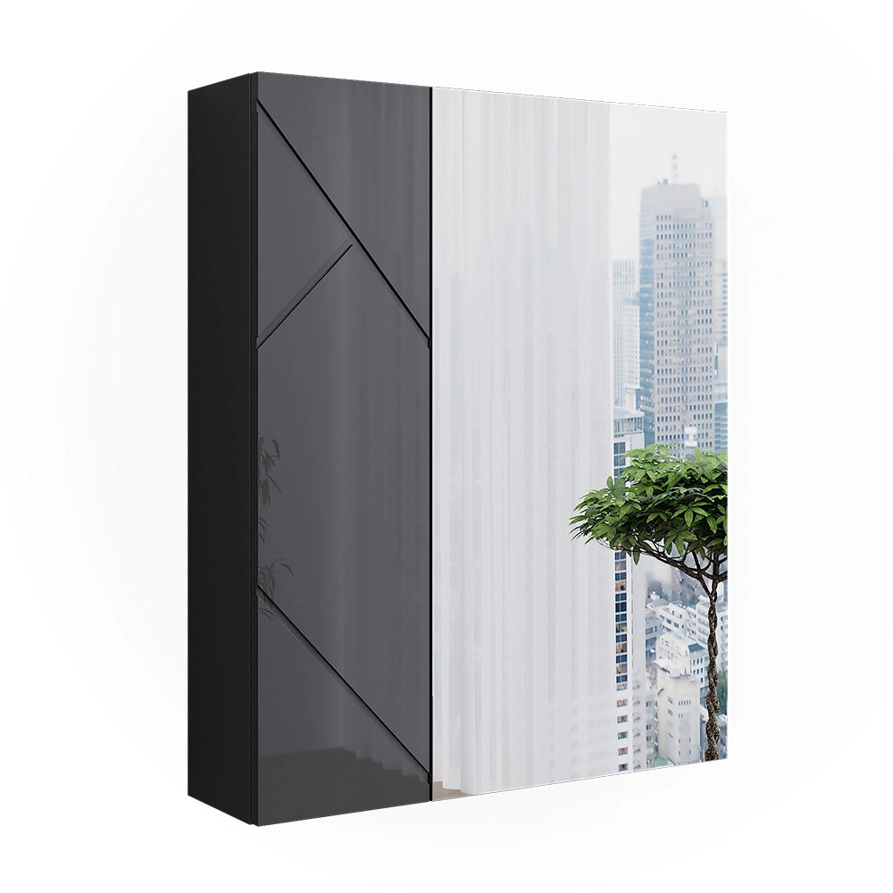 Vicco Mobile a specchio per il bagno Antracite/antracite lucido 60 x 75 cm