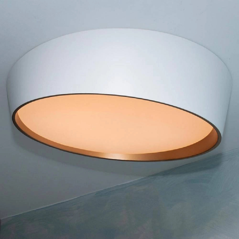 Trade Shop - Plafoniera A Led 46w Moderno Rotonda Irregolare Luce Fredda Calda Naturale C50-b -