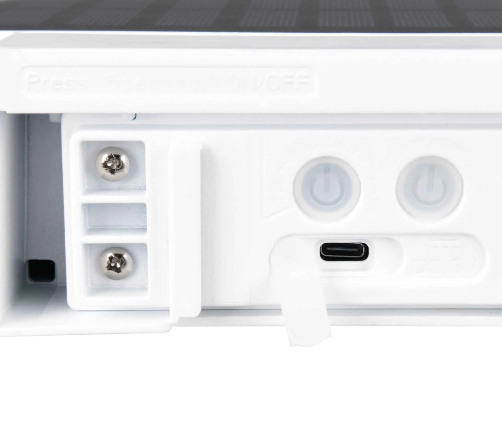 Applique da esterno LED, solare, c/sensori, bianco, L 22 cm, Bilbao