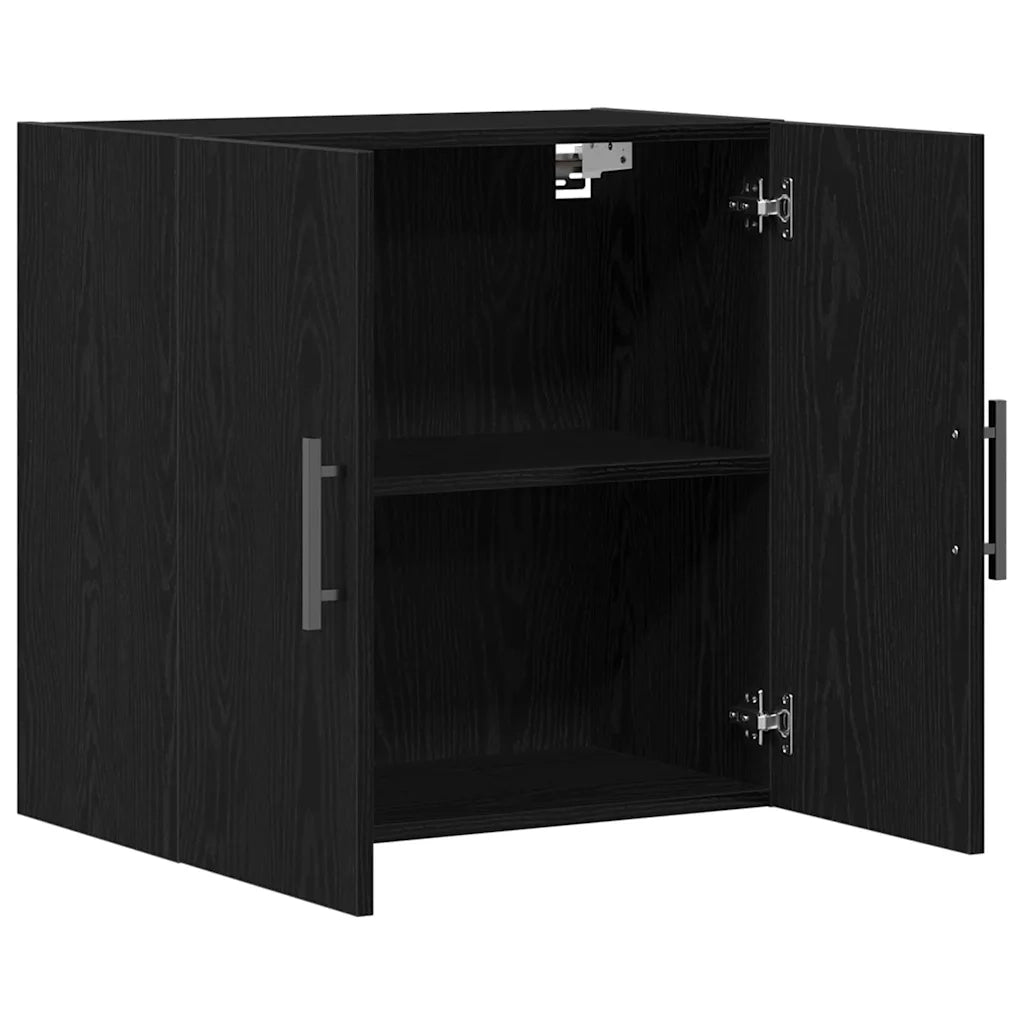 Armadietto a muro Rovere Nero 60 x 31,5 x 60 cm 862949