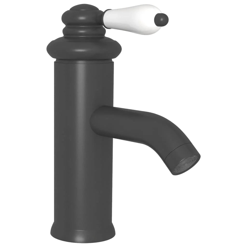 Rubinetto per lavabo da bagno miscelatore da bagno rubinetto da bagno per interni 18 cm grigio 02_0003521
