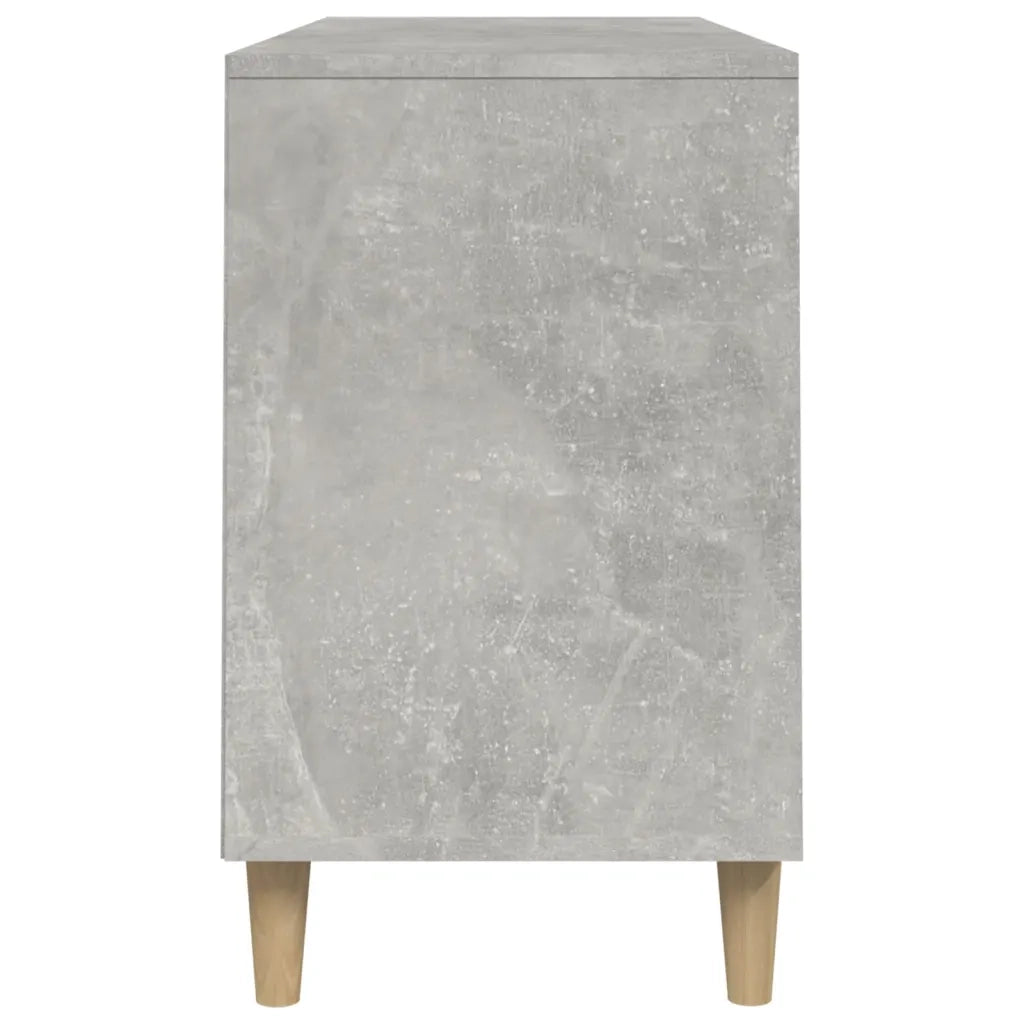Scarpiera Grigio Cemento 102x36x60 cm in Legno Multistrato 819744