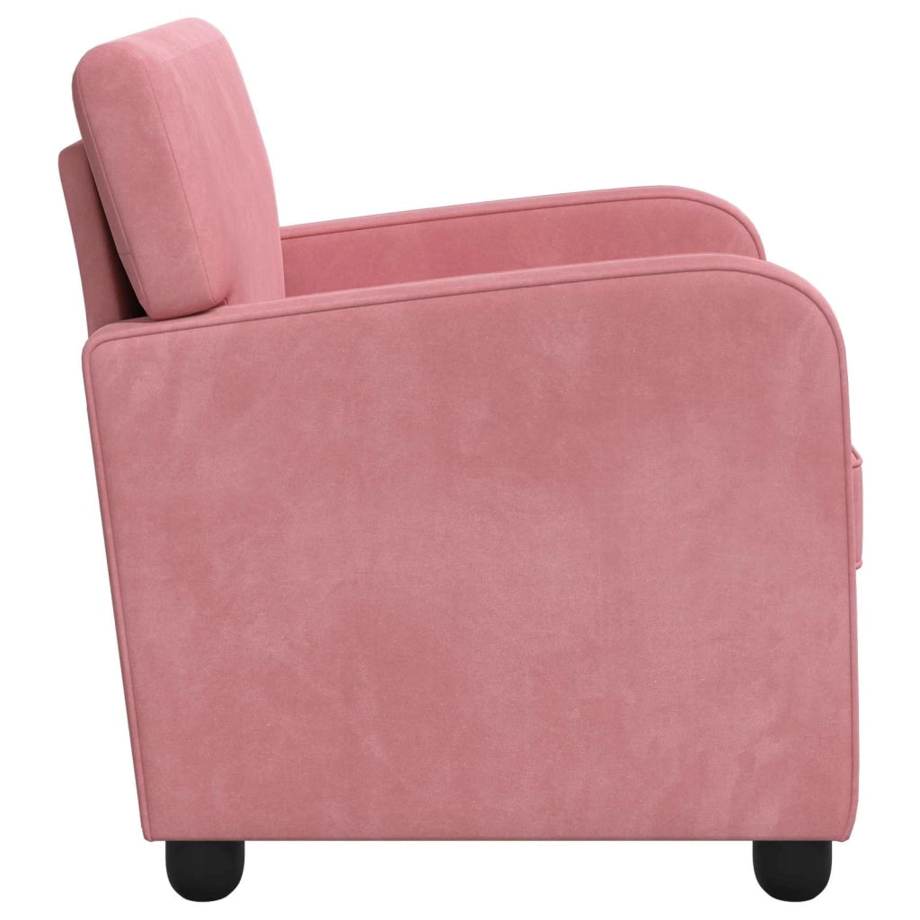 Poltrona Rosa Velluto 42043416