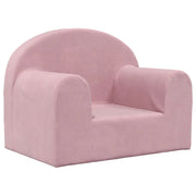 Divano | Divano da soggiorno | Sofa per Bambini Rosa in Morbido Peluche