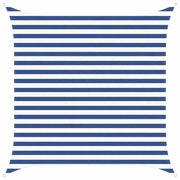 Vela Parasole | Telo Ombra | Vela da ombra solare Blu e Bianco 2,5 x 2,5 m