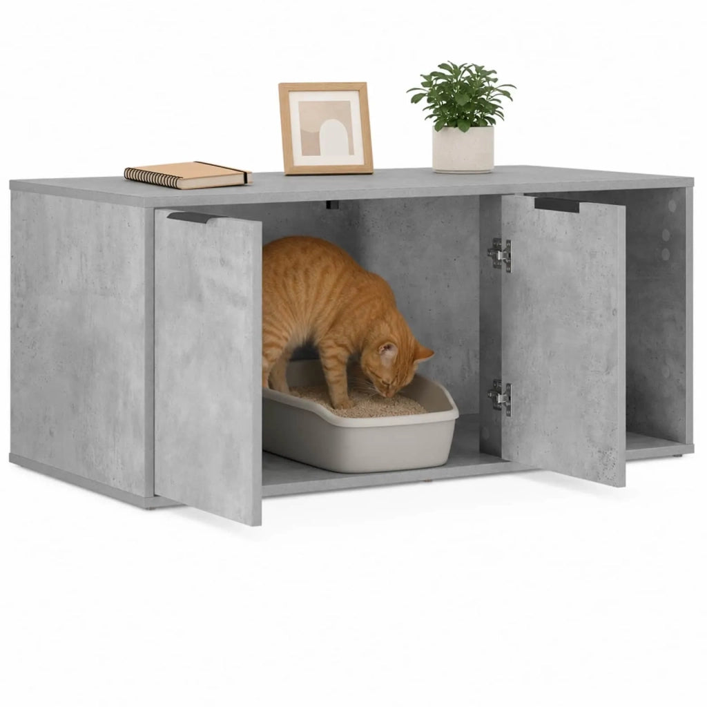 Mobile per gatti Grigio Cemento 100 x 49 x 45 cm 8014754
