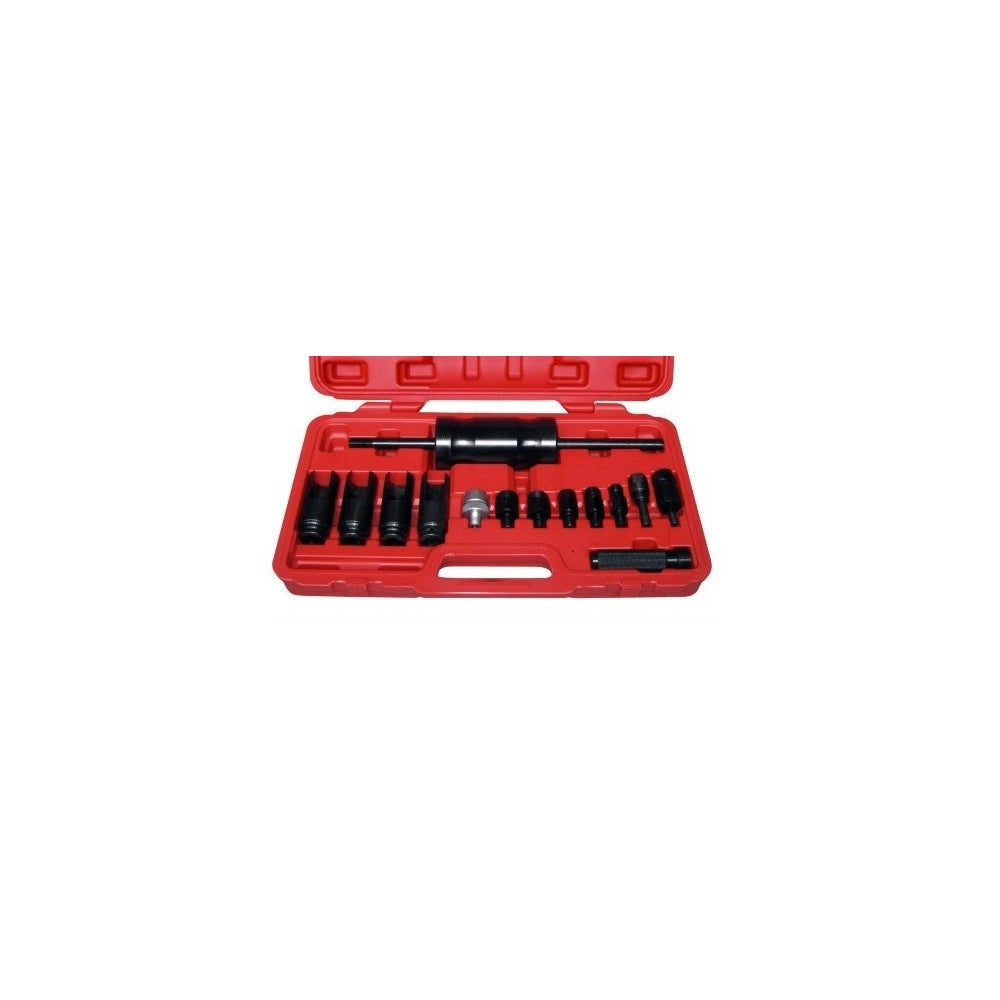 Trade Shop - Set Kit Per Estrazione Iniettore Iniettori Universale Con Martello Scorrevole -
