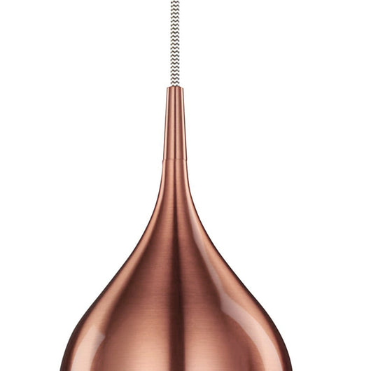 Lampadario Contemporaneo Vibrante Alluminio Rosa 1 Luce E14
