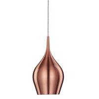 Lampadario Contemporaneo Vibrante Alluminio Rosa 1 Luce E14