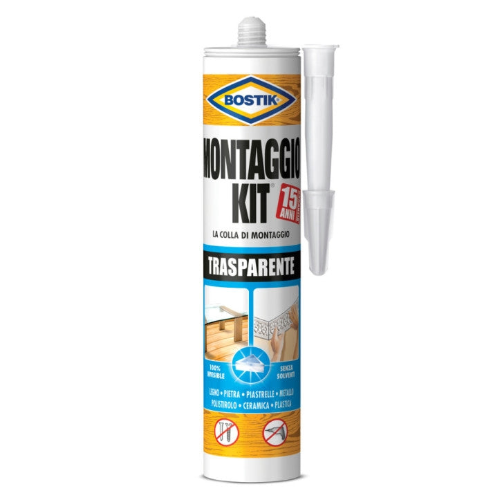 Bostik Montaggio kit Trasparente 310g