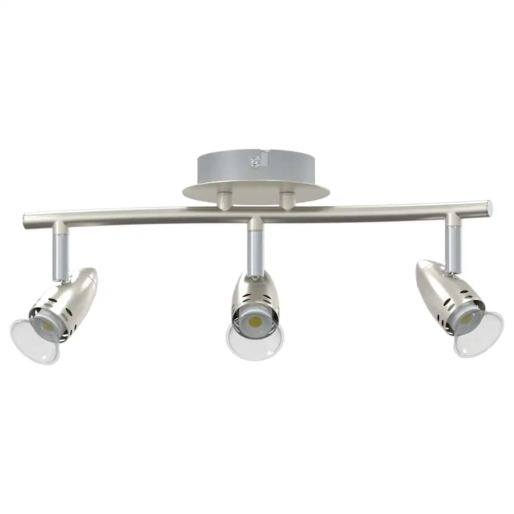 Faretto da soffitto Nichel 36,5 x 10 x 12,5 cm Metallo 4108218
