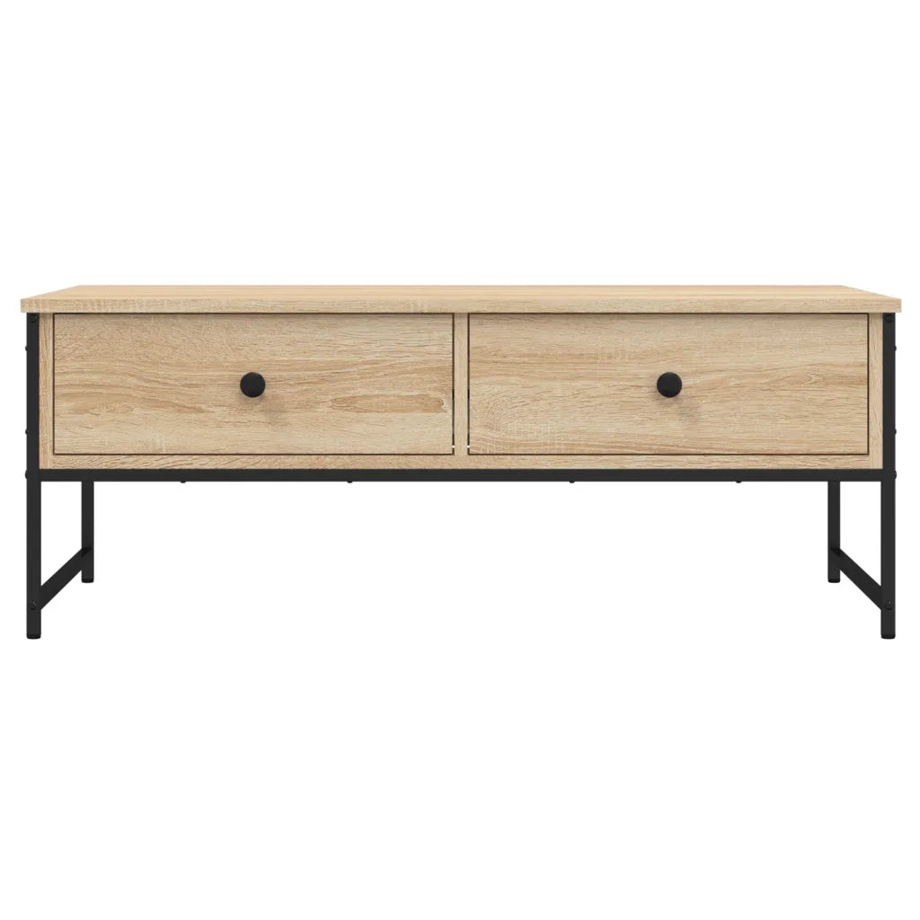 Tavolino Salotto Rovere Sonoma 101x49x39,5 cm Legno Multistrato 837738