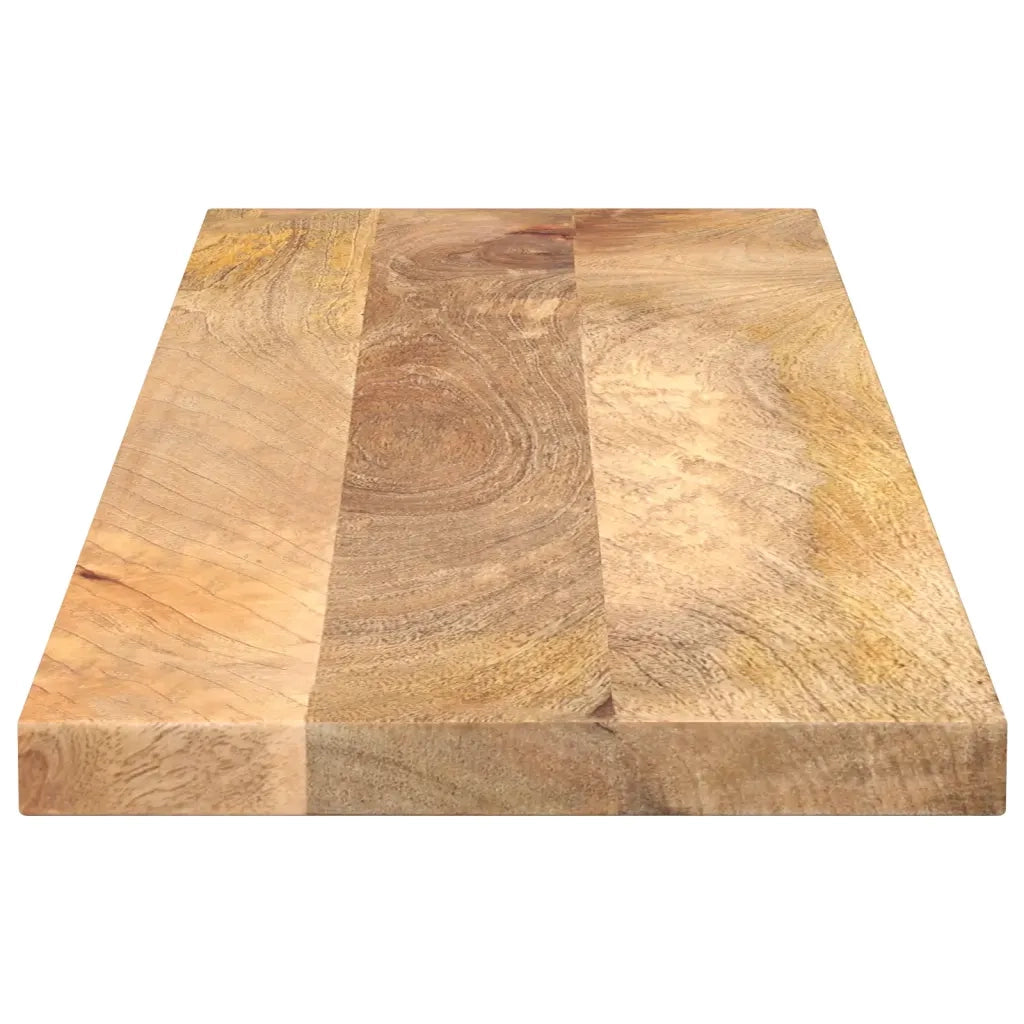 Piano per Tavolo 100x20x2,5 Rettangolare Legno Massello Mango 371426