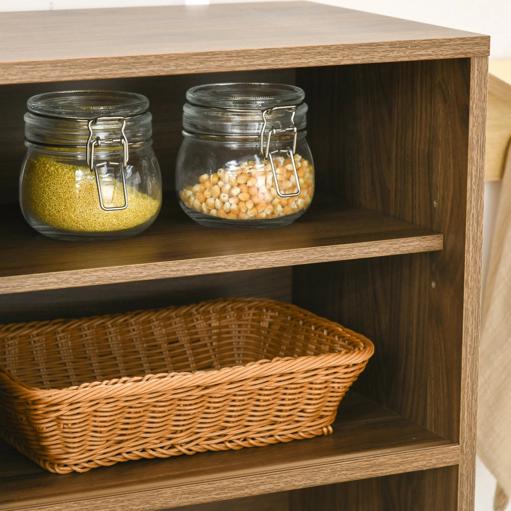 Credenza con 3 Cassetti e Antine ¨C Zephmum ¨C Legno 80x40x100 cm