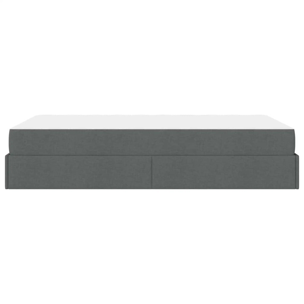 Struttura letto con materasso 2 pcs Grigio Sfumato Tessuto 3399474