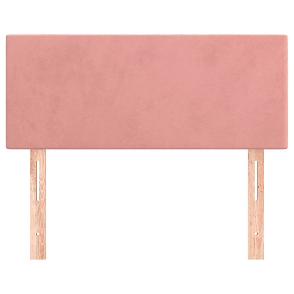 Testiera | Testata Rosa 100x5x78/88 cm in Velluto