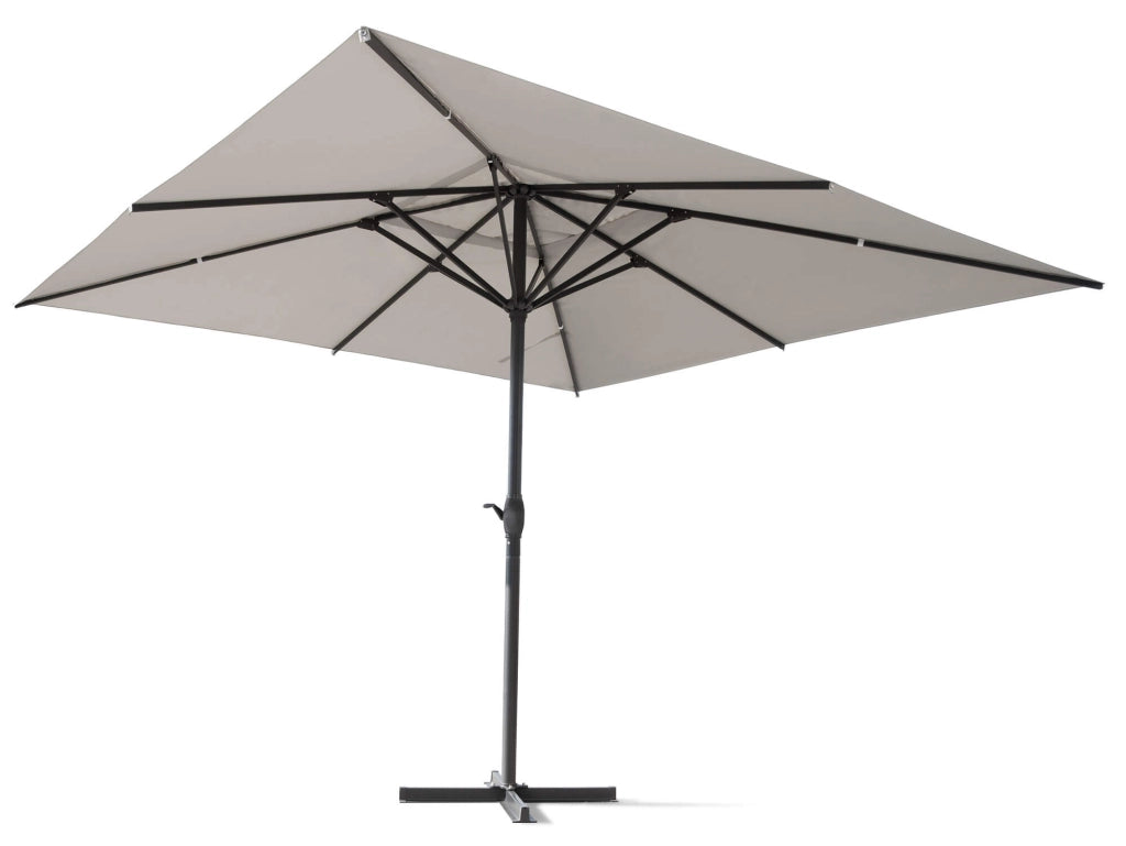 Ombrellone da Giardino 4x4 m Palo Ø67 mm Siviglia Grigio Chiaro