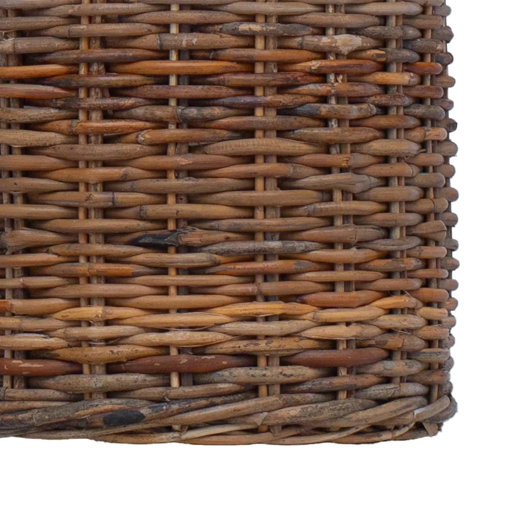 Cestino per piante con archiviazione 2 pcs Marrone Rattan Lacak 42020952