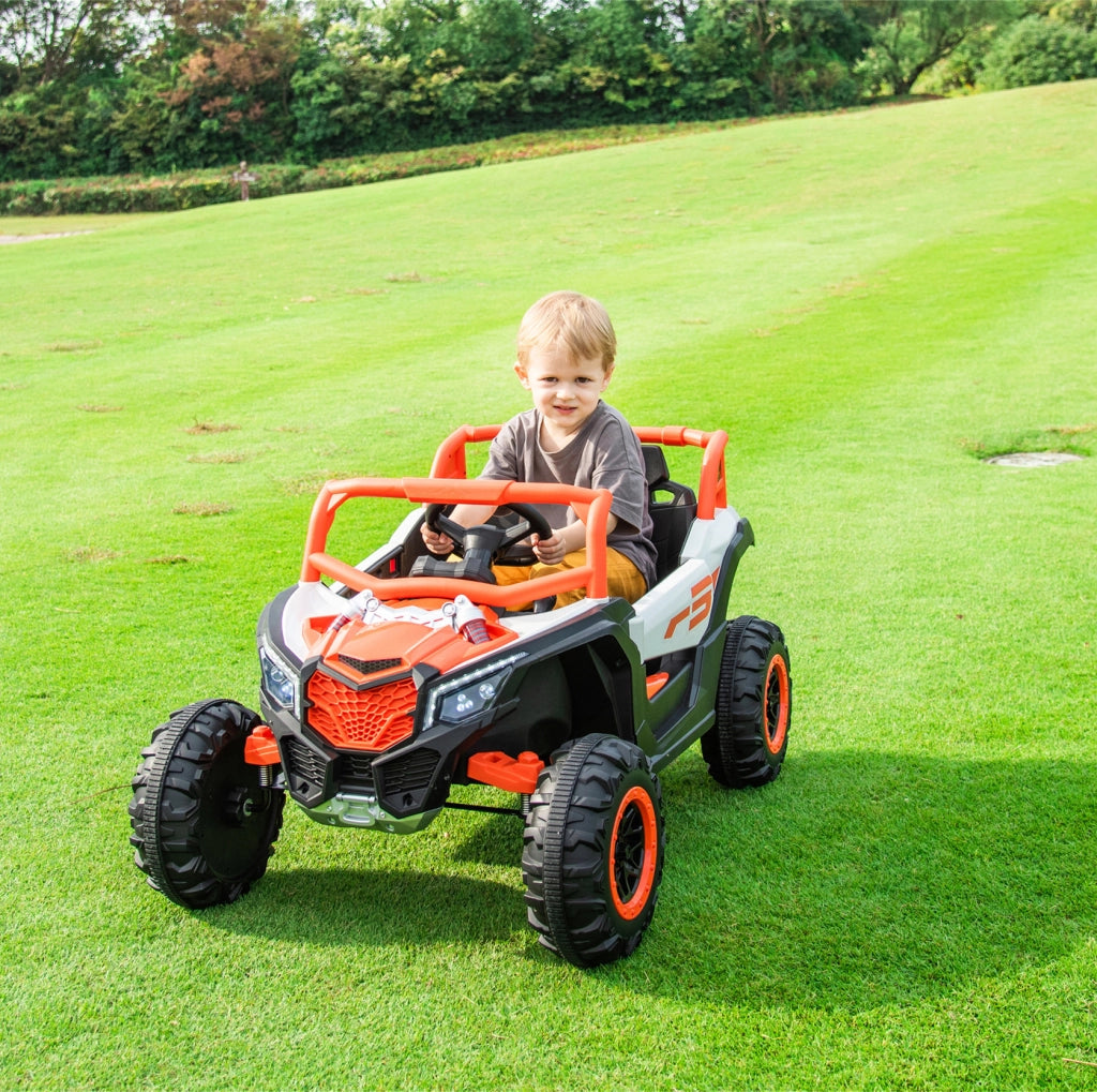 Auto elettrica per bambini ¨C Xylo ¨C 2 posti, telecomando, verde