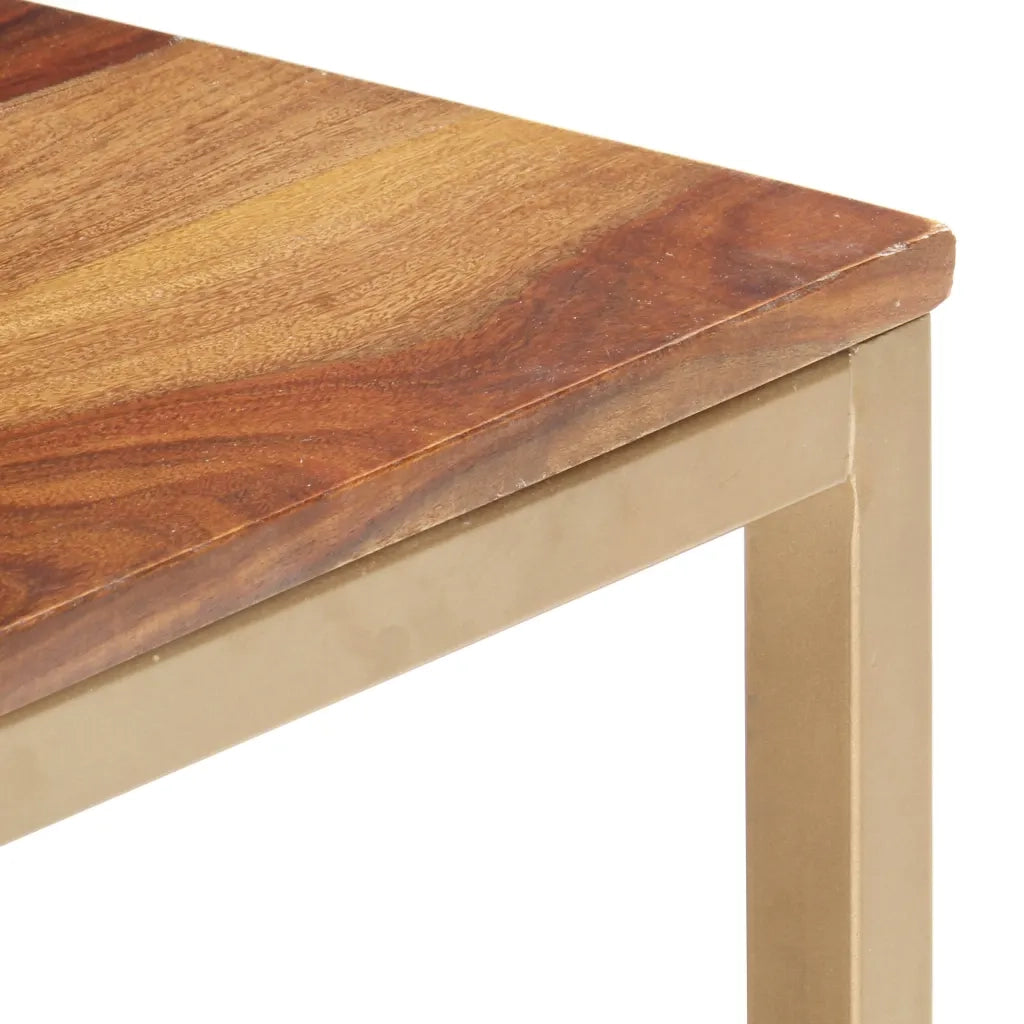 Tavolino Laterale 60x60x40 cm in Legno Massello 286340