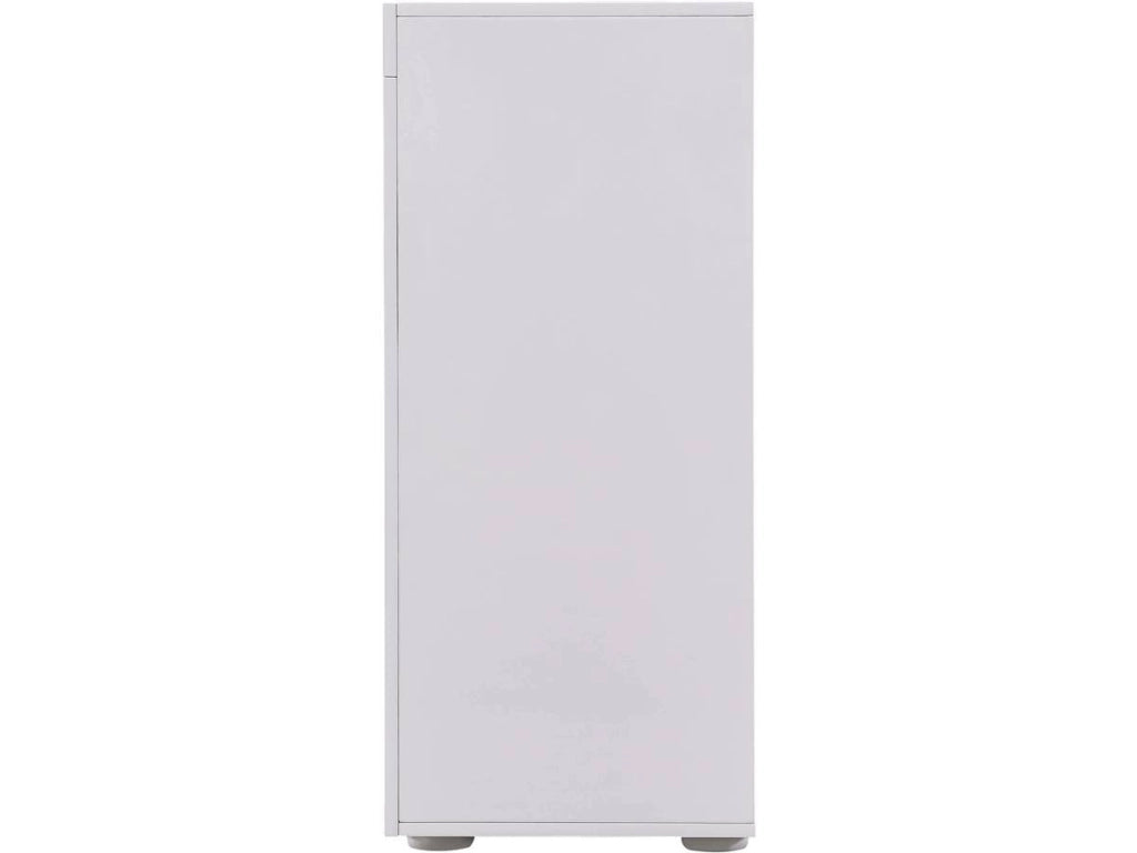 Credenza Buffet a LED "Bogota" - 155 x 40 x 92 cm -Rovere / bianco laccato