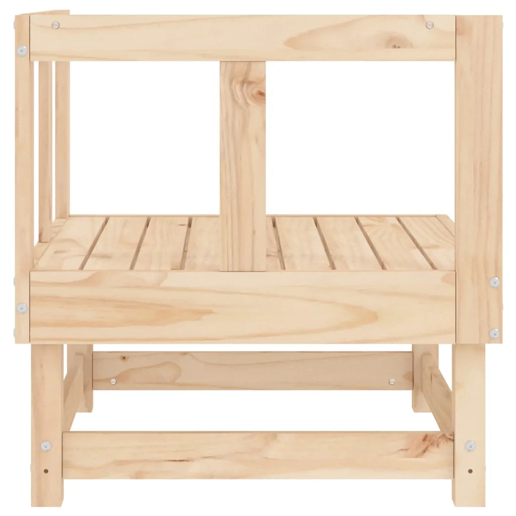Divani Angolari da Giardino 2 pz in Legno Massello di Pino 825394