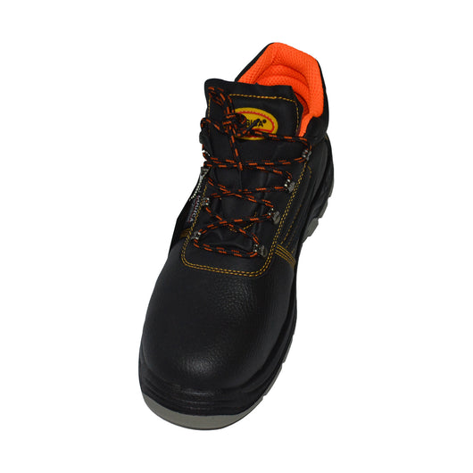 SCARPA ANTINFORTUNISTICA ALTA PELLE NERA N.44