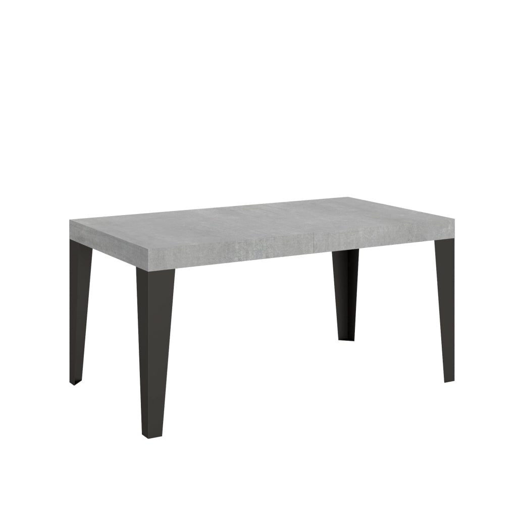 Tavolo Allungabile 160-264x90x77 cm Flame Cemento
