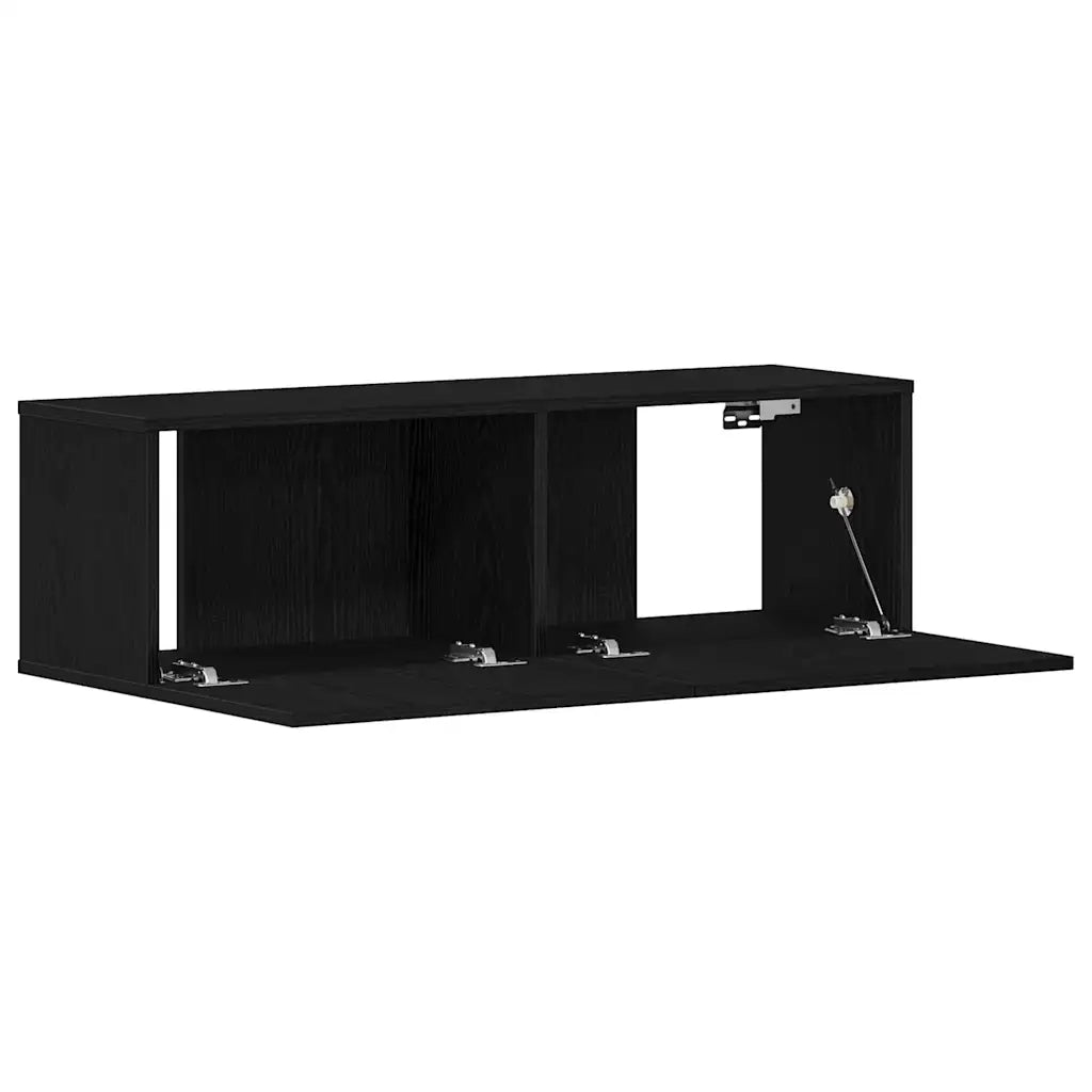 Mobile TV-Credenza per TV-Console TV Rovere Nero 100 x 30 x 30 cm Legno multistrato