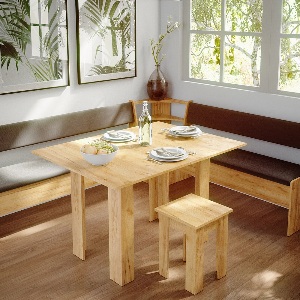 Vicco Panca ad angolo Quercia dorata 43.5 x 43.5 cm