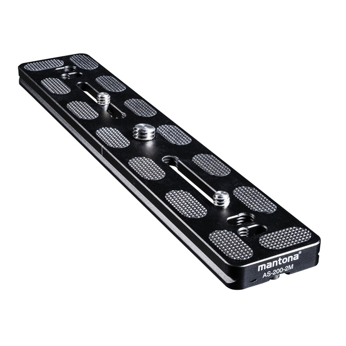 Mantona AS-200-2M piastra a sgancio rapido 200 mm