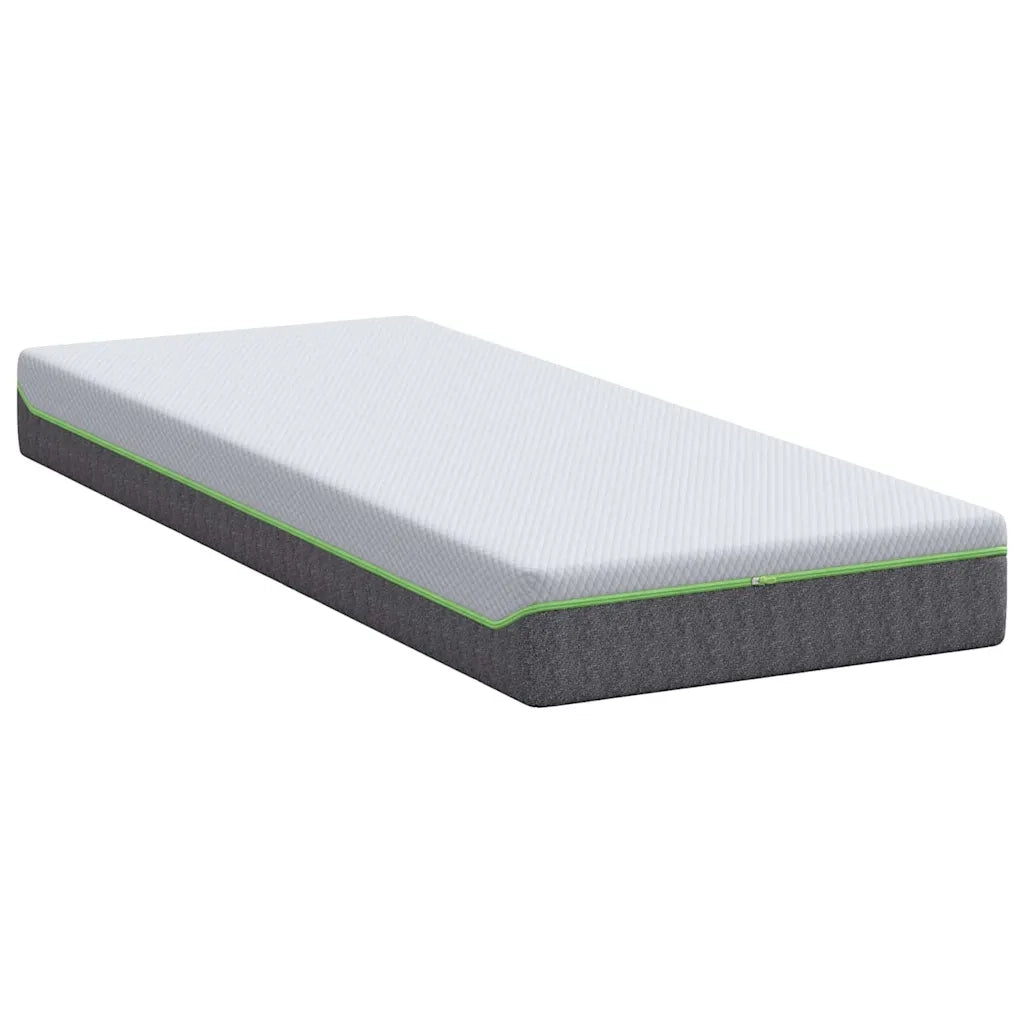 vidaXL Materasso Bianco e Grigio 70 x 200 cm Molle Insacchettate
