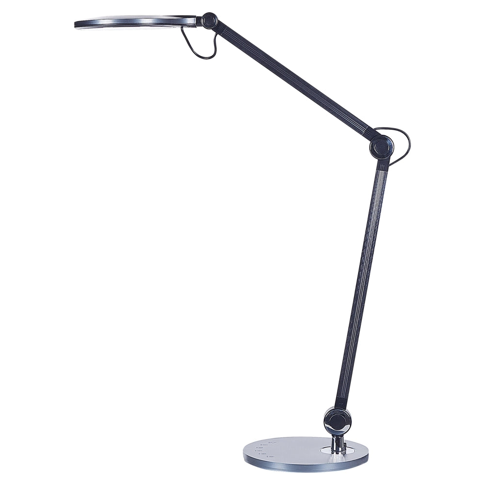 Lampada da tavolo nero LED tocco touch intensità regolabile ufficio cameretta stile moderno