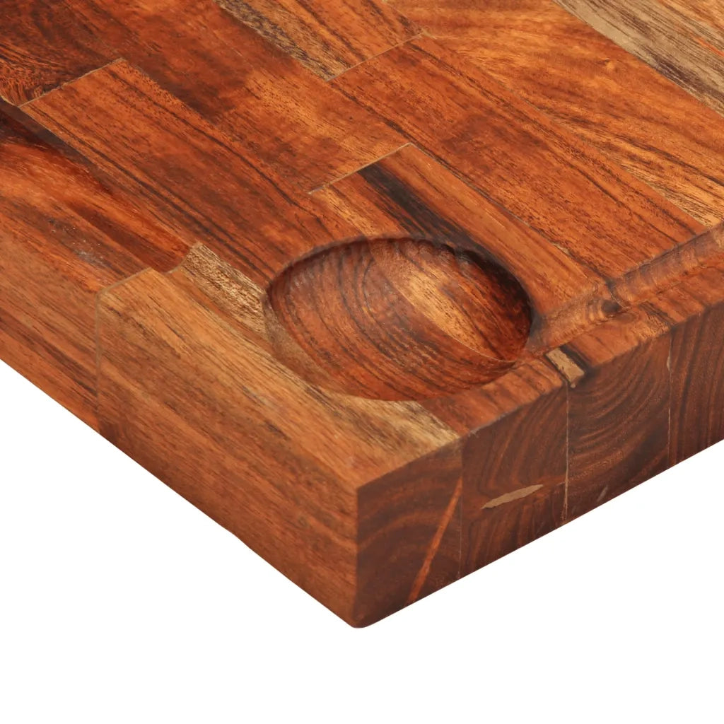 Tagliere 60x42x4 cm in Legno Massello di Acacia 376055