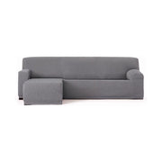 Copridivano Troya elastico penisola sinistra grigio bracciolo corto 250/310