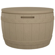 Cassetta portaoggetti per mobili da giardino 3 in 1 in polipropilene marrone chiaro 02_0013028