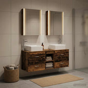 Set di mobili per il bagno 5 pcs Legno antico 3406773