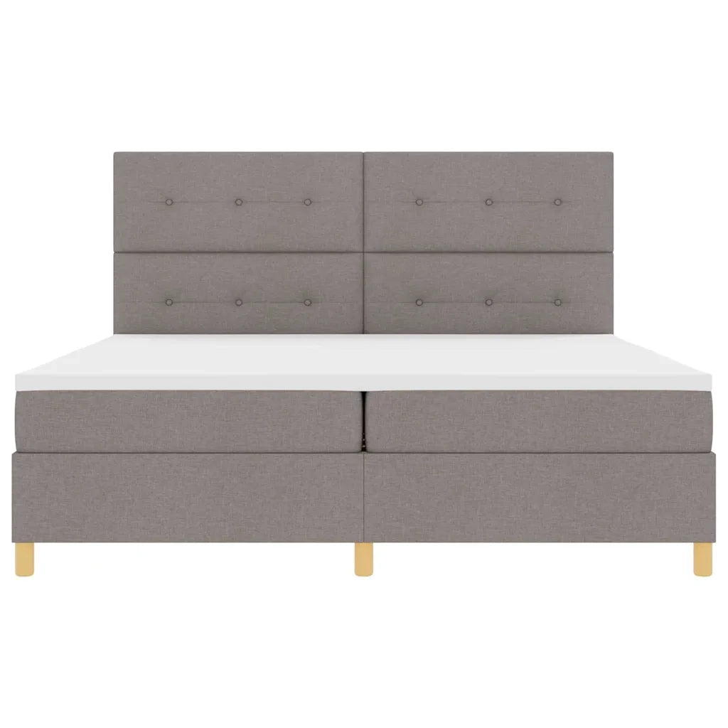 Letto a Sorgente LED con materasso Talpa 200 x 200 cm Tessuto 3343128